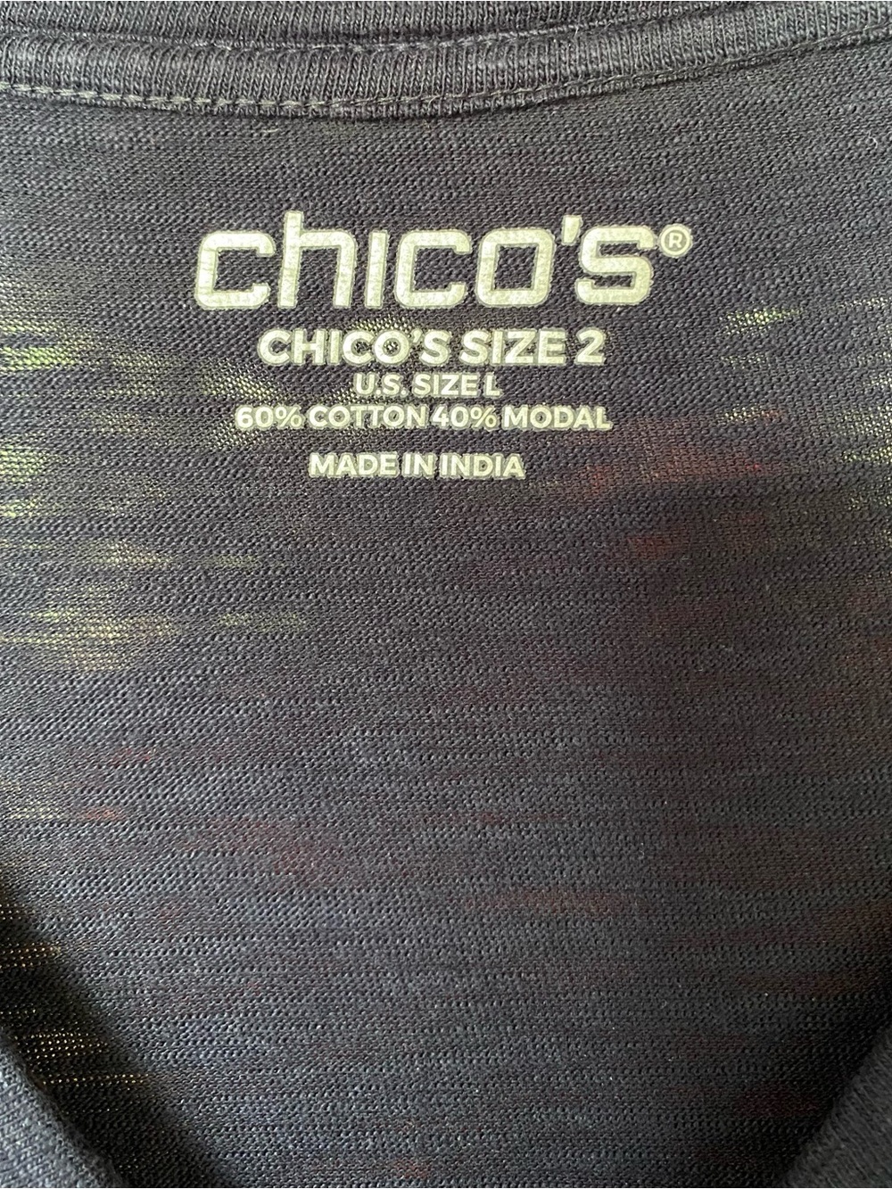 Chico's - 2 Pieces for One Price! Dark Navy Lightweight Pants & Top 14 - Picture 13 of 14